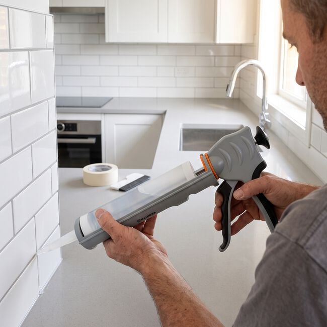 Rolling Dog 9" Super Light Caulking Gun
